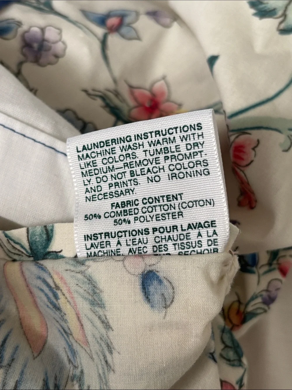 Vintage Laura Ashley Twin Ruffle Bedskirt Floral